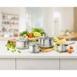 WMF Silit Extra Cook Mini-Kochtopf 14 cm mit Glasdeckel| Kochtöpfe