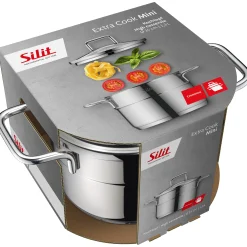 WMF Silit Extra Cook Mini-Kochtopf 14 cm mit Glasdeckel| Kochtöpfe