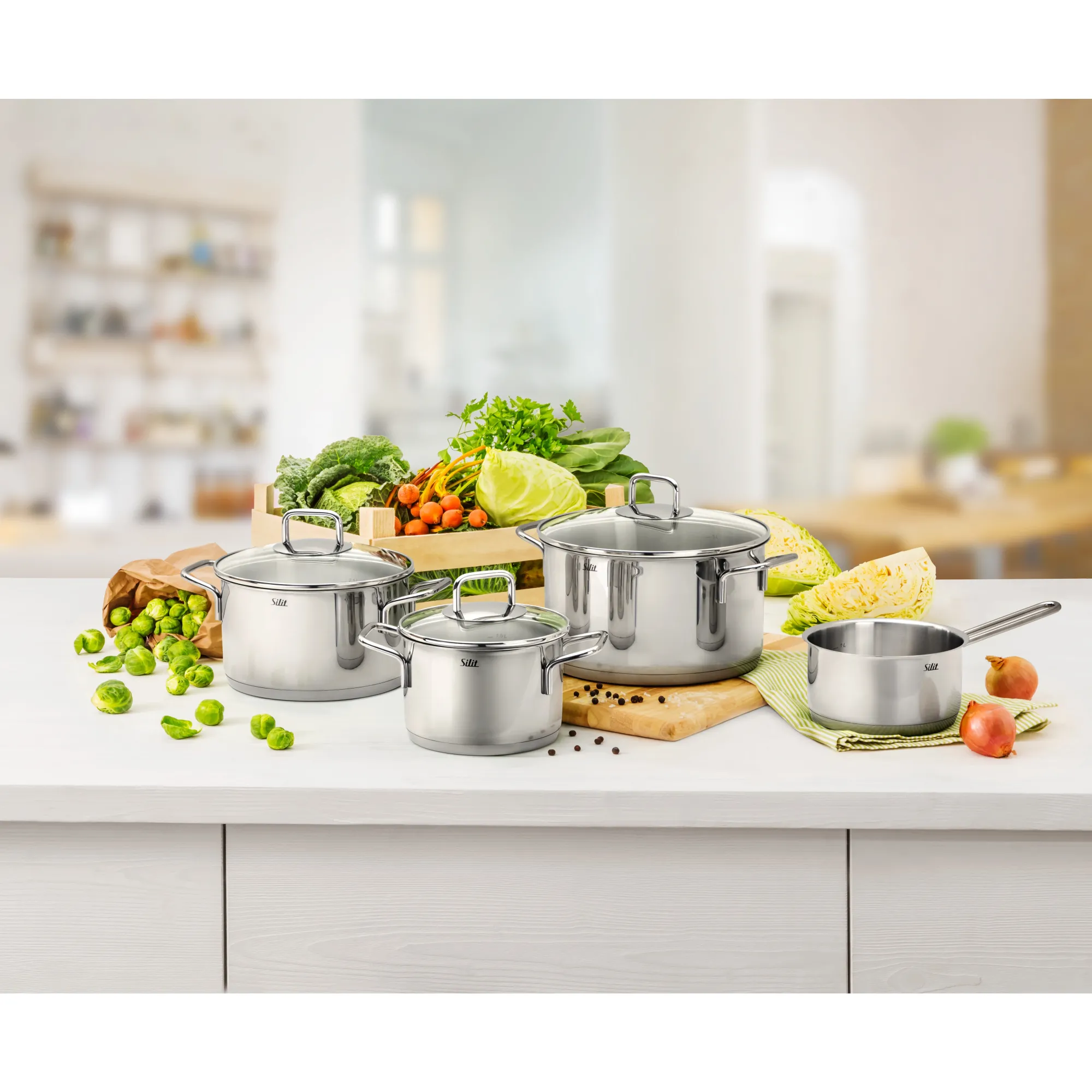 WMF Silit Extra Cook Mini-Kochtopf 12 cm mit Glasdeckel| Kochtöpfe