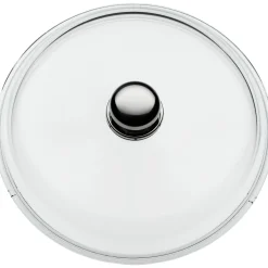 WMF Silit Glasdeckel mit Edelstahlgriff, 28 cm| Pfannendeckel