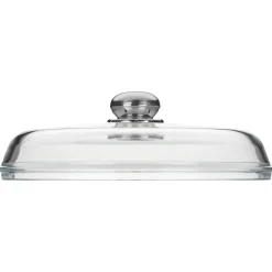 WMF Silit Glasdeckel mit Edelstahlgriff, 28 cm| Pfannendeckel