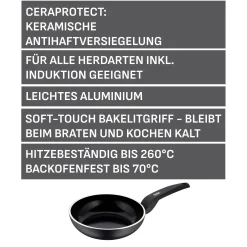 WMF Silit Messino Stielpfanne, 20 cm| Induktionspfannen|Bratpfannen