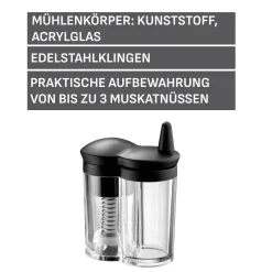 WMF Silit Mulino Muskatmühle| Gewürzmühlen