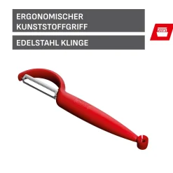 WMF Silit Pelaro Tomaten- und Gemüseschäler, rot| Küchenutensilien|Weitere Küchenmesser