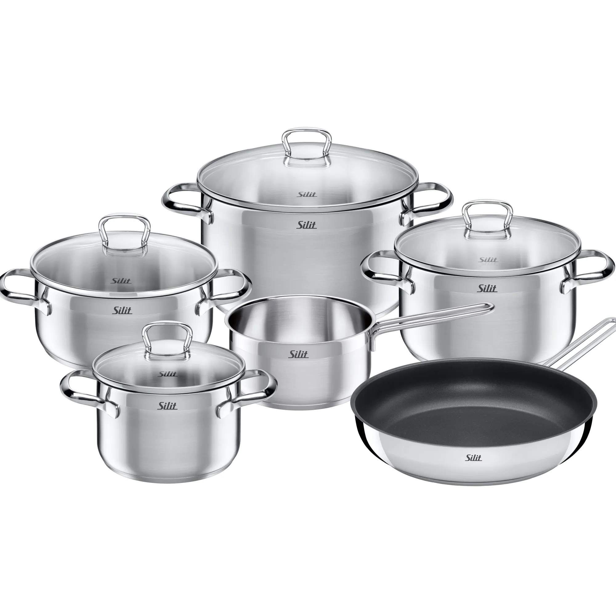 WMF Silit Scalea Kochgeschirr-Set, 6-teilig| Topfsets