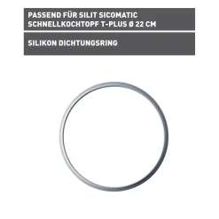 WMF Silit Sicomatic Silikondichtring, 22 cm| Zubehör Töpfe