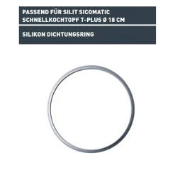 WMF Silit Sicomatic Silikondichtring, 18 cm| Zubehör Töpfe
