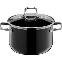 WMF Silit Silargan® Elegance Topf-Set, 4-teilig, Black| Topfsets