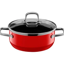 WMF Silit Silargan® Elegance Topf-Set, 4-teilig, Red| Topfsets