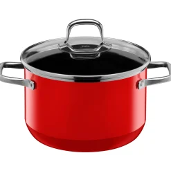 WMF Silit Silargan® Elegance Topf-Set, 4-teilig, Red| Topfsets
