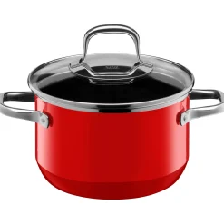 WMF Silit Silargan® Elegance Topf-Set, 4-teilig, Red| Topfsets