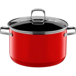 WMF Silit Silargan® Elegance Topf-Set, 4-teilig, Red| Topfsets