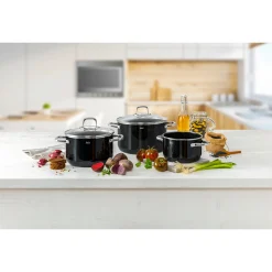 WMF Silit Silargan® Elegance Topf-Set, 4-teilig, Red| Topfsets