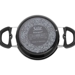 WMF Silit Silargan® Modesto Bratentopf mit Deckel, 16 cm, Black| Bratentöpfe