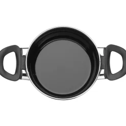 WMF Silit Silargan® Modesto Bratentopf mit Deckel, 16 cm, Black| Bratentöpfe