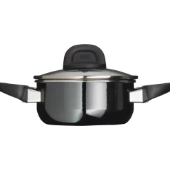 WMF Silit Silargan® Modesto Bratentopf mit Deckel, 16 cm, Black| Bratentöpfe