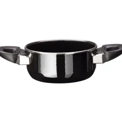 WMF Silit Silargan® Modesto Bratentopf mit Deckel, 16 cm, Black| Bratentöpfe
