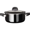 WMF Silit Silargan® Modesto Bratentopf mit Deckel, 24 cm, Black| Bratentöpfe