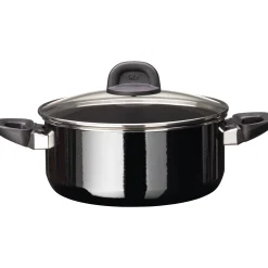 WMF Silit Silargan® Modesto Bratentopf mit Deckel, 24 cm, Black| Bratentöpfe