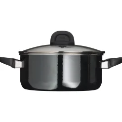 WMF Silit Silargan® Modesto Bratentopf mit Deckel, 24 cm, Black| Bratentöpfe