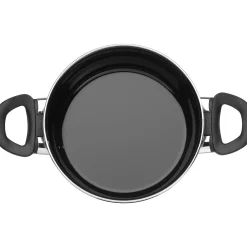WMF Silit Silargan® Modesto Bratentopf mit Deckel, 20 cm, Black| Bratentöpfe