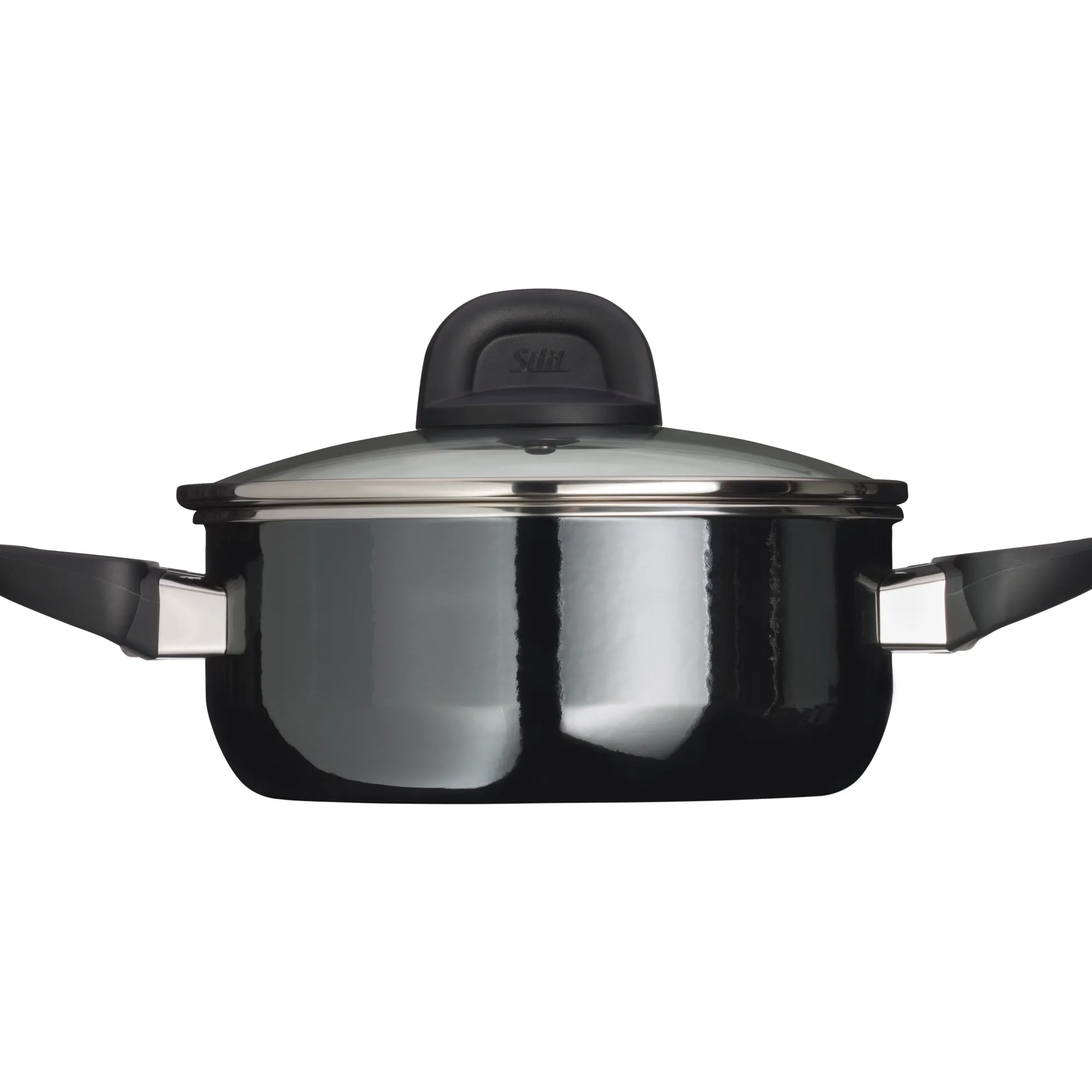WMF Silit Silargan® Modesto Bratentopf mit Deckel, 20 cm, Black| Bratentöpfe
