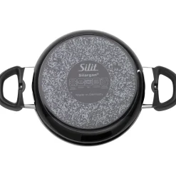 WMF Silit Silargan® Modesto Kochtopf mit Deckel, 20 cm, Black| Kochtöpfe|Induktionstöpfe