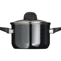 WMF Silit Silargan® Modesto Kochtopf mit Deckel, 20 cm, Black| Kochtöpfe|Induktionstöpfe