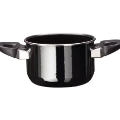 WMF Silit Silargan® Modesto Kochtopf mit Deckel, 16 cm, Black| Induktionstöpfe|Kochtöpfe