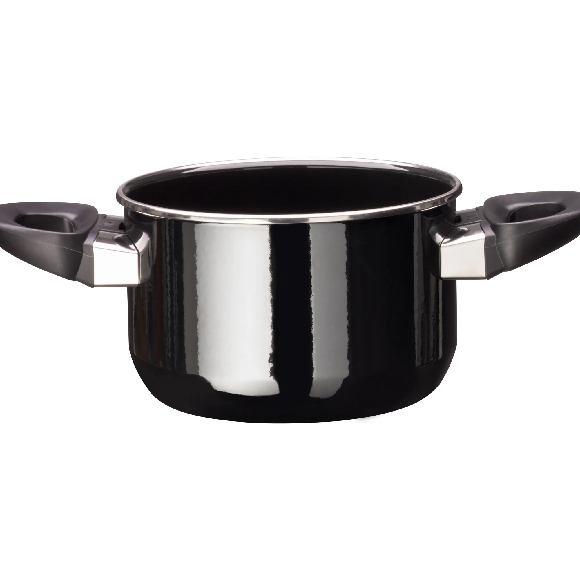 WMF Silit Silargan® Modesto Kochtopf mit Deckel, 16 cm, Black| Induktionstöpfe|Kochtöpfe