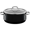 WMF Silit Silargan® Passion Bratentopf mit Deckel, 24 cm, Black| Bratentöpfe