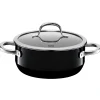 WMF Silit Silargan® Passion Bratentopf mit Deckel, 20 cm, Black| Bratentöpfe