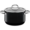 WMF Silit Silargan® Passion Kochtopf mit Deckel, 20 cm, Black| Kochtöpfe|Induktionstöpfe