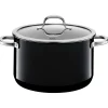 WMF Silit Silargan® Passion Kochtopf mit Deckel, 24 cm, Black| Kochtöpfe|Induktionstöpfe