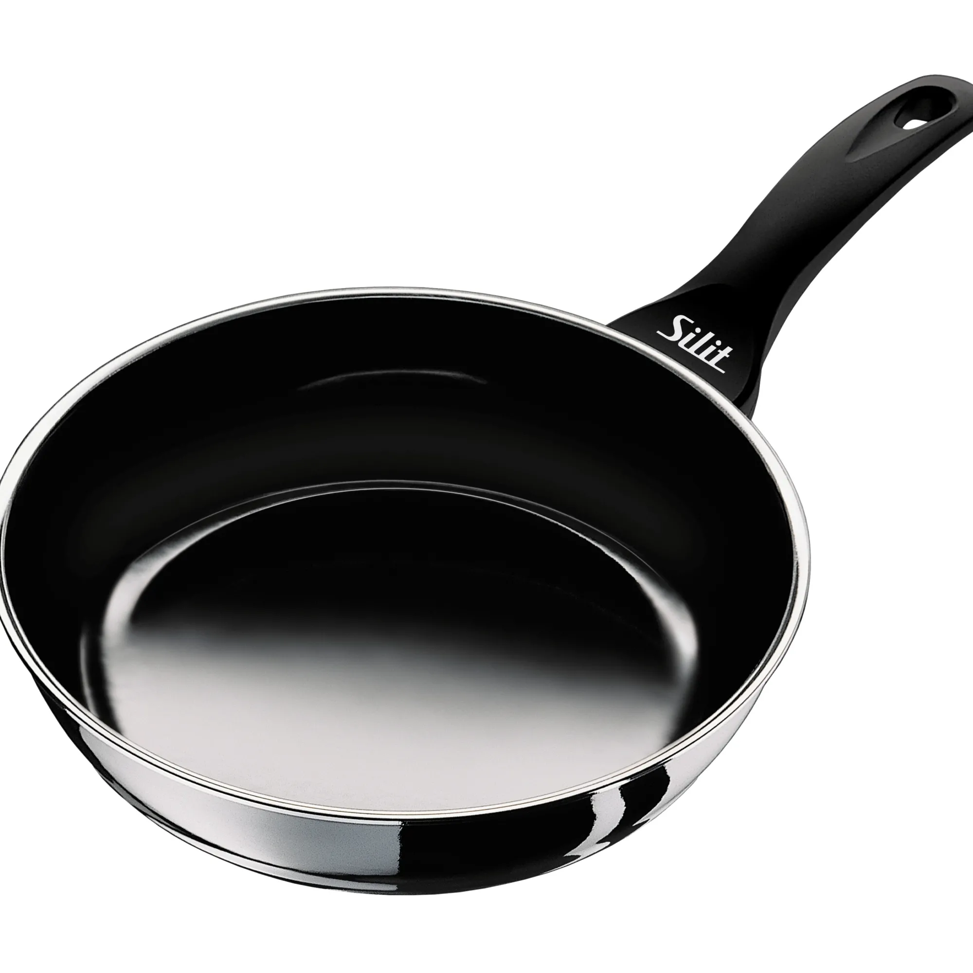 WMF Silit Silargan® Professional Stielpfanne hoch, 24 cm, Black| Induktionspfannen|Bratpfannen