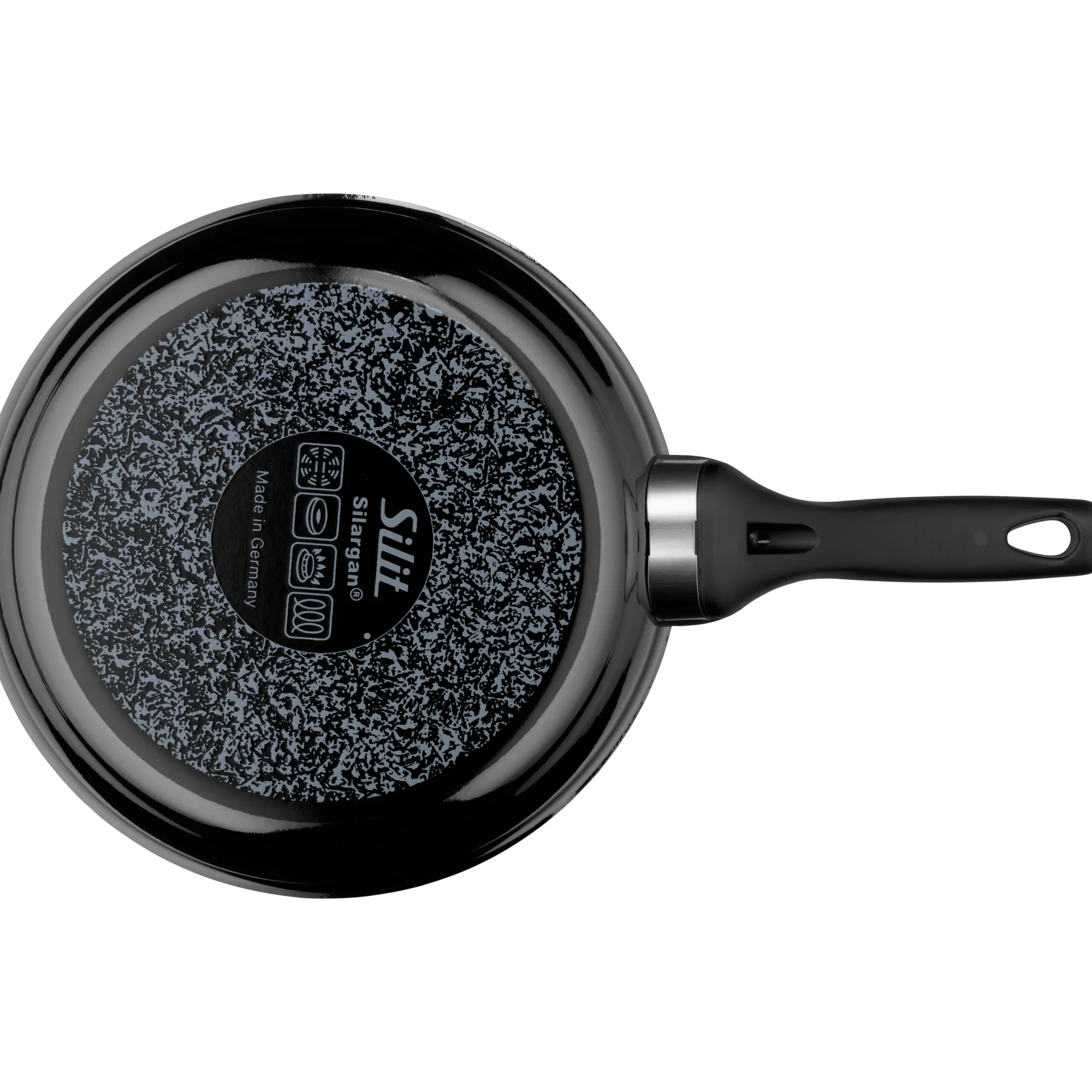 WMF Silit Silargan® Professional Stielpfanne hoch, 24 cm, Black| Induktionspfannen|Bratpfannen