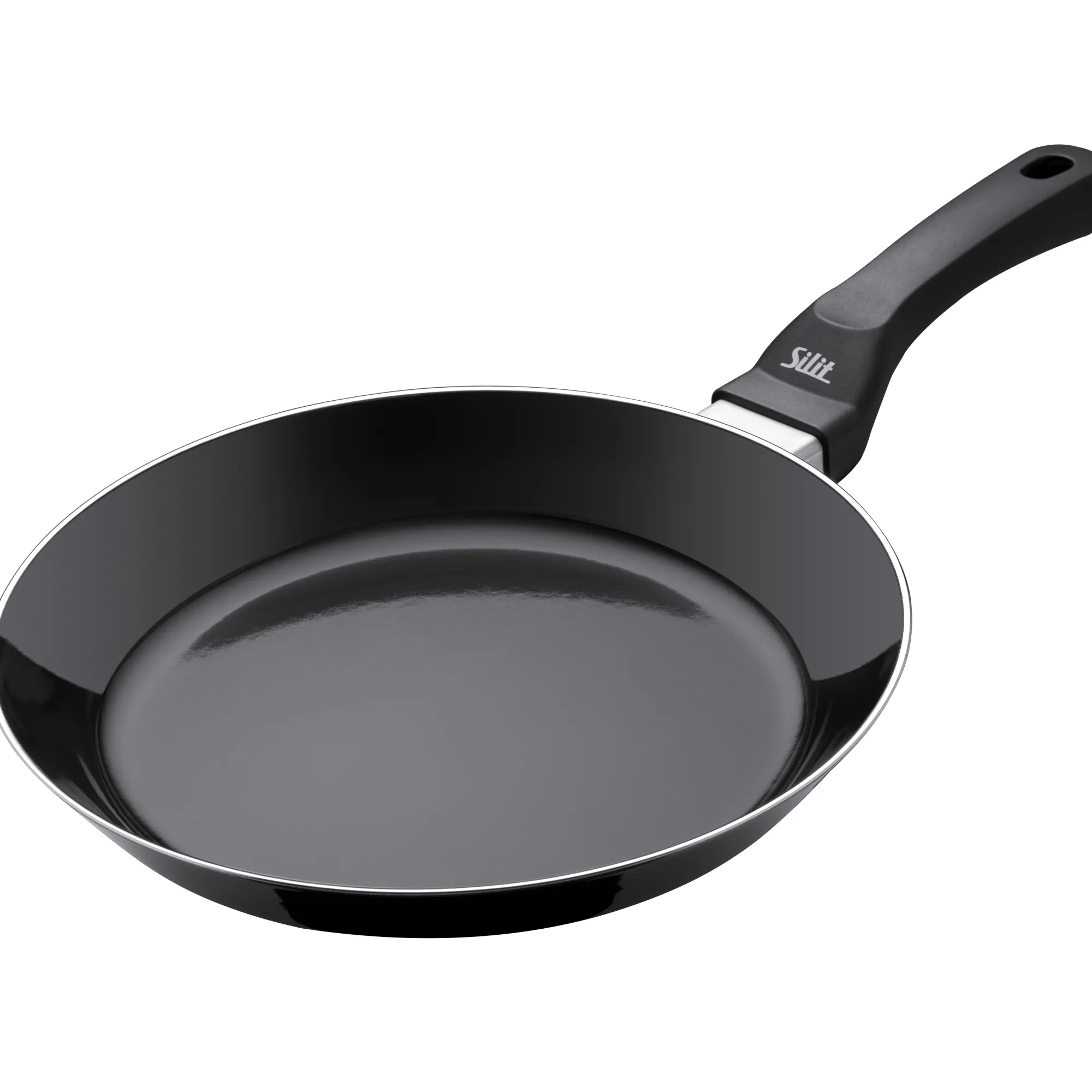 WMF Silit Silargan® Professional Stielpfanne flach, 28 cm, Black| Induktionspfannen|Bratpfannen