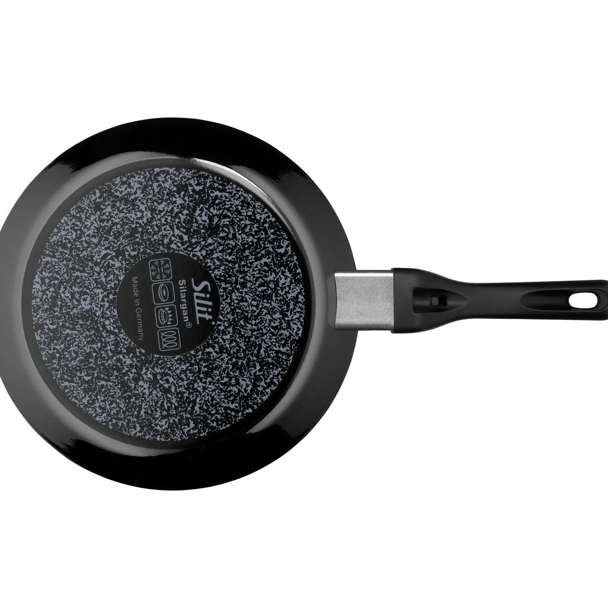 WMF Silit Silargan® Professional Stielpfanne flach, 28 cm, Black| Induktionspfannen|Bratpfannen