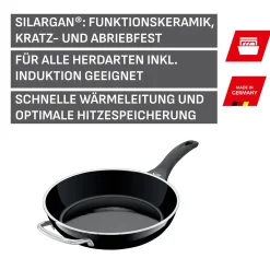 WMF Silit Silargan® Professional Stielpfanne hoch, 28 cm, Black| Induktionspfannen