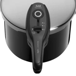 WMF Silit Silargan® Sicomatic t-Plus Schnellkochtopf 22 cm, 6,5 l, Black| Schnellkochtöpfe|Induktionstöpfe