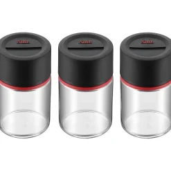 WMF Silit Storio Gewürzstreuer-Set, 3-teilig| Zuckerstreuer|Salz- & Pfefferstreuer