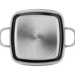 WMF Silit Studio Schmorkasserolle mit Glasdeckel, 29 x 29 cm| Bräter & Schmortöpfe