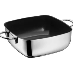 WMF Silit Studio Schmorkasserolle mit Glasdeckel, 29 x 29 cm| Bräter & Schmortöpfe