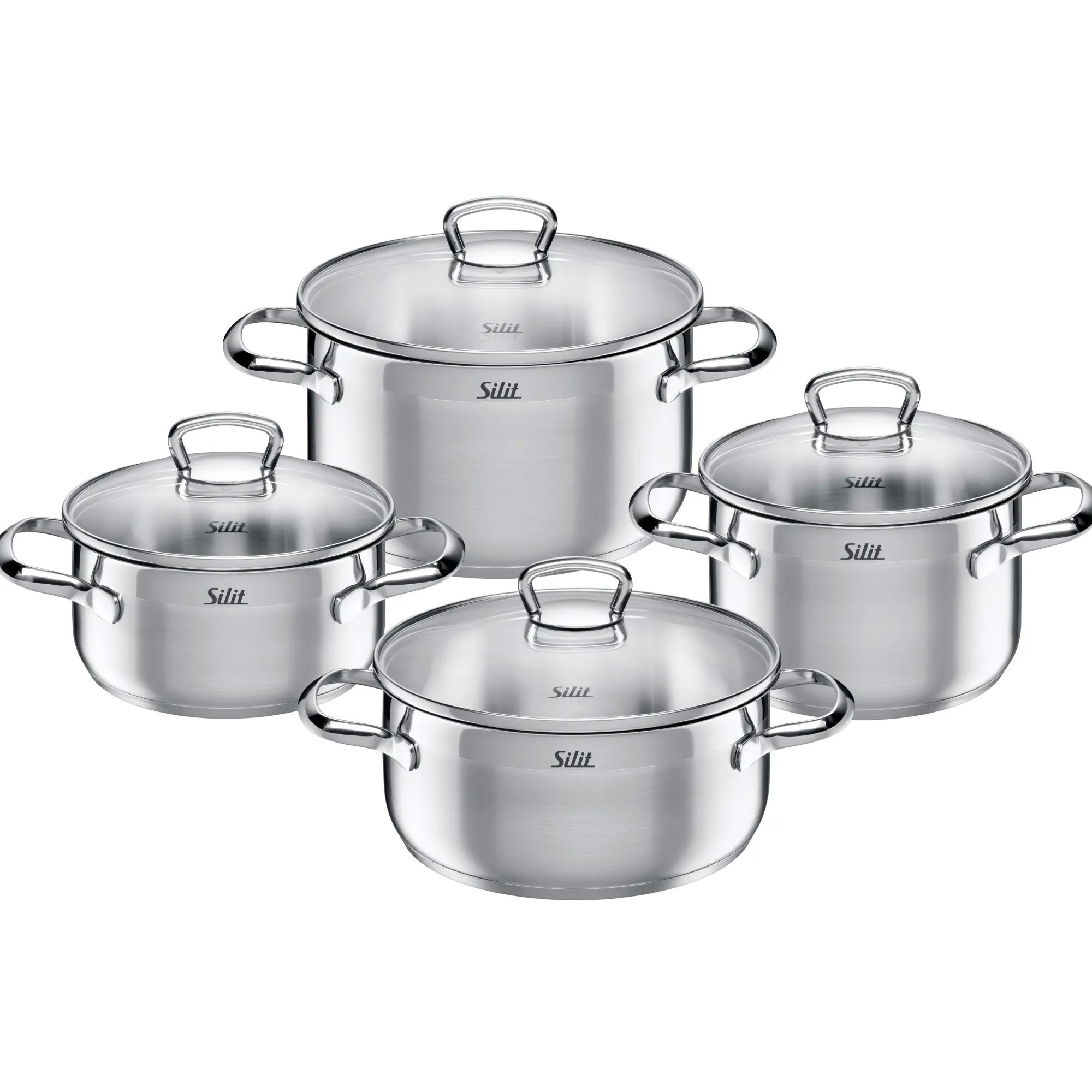 WMF Silit Toskana Topf-Set, 4-teilig| Topfsets