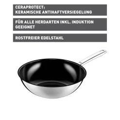 WMF Silit Wuhan Wok-Pfanne, 28 cm| Induktionspfannen|Woks