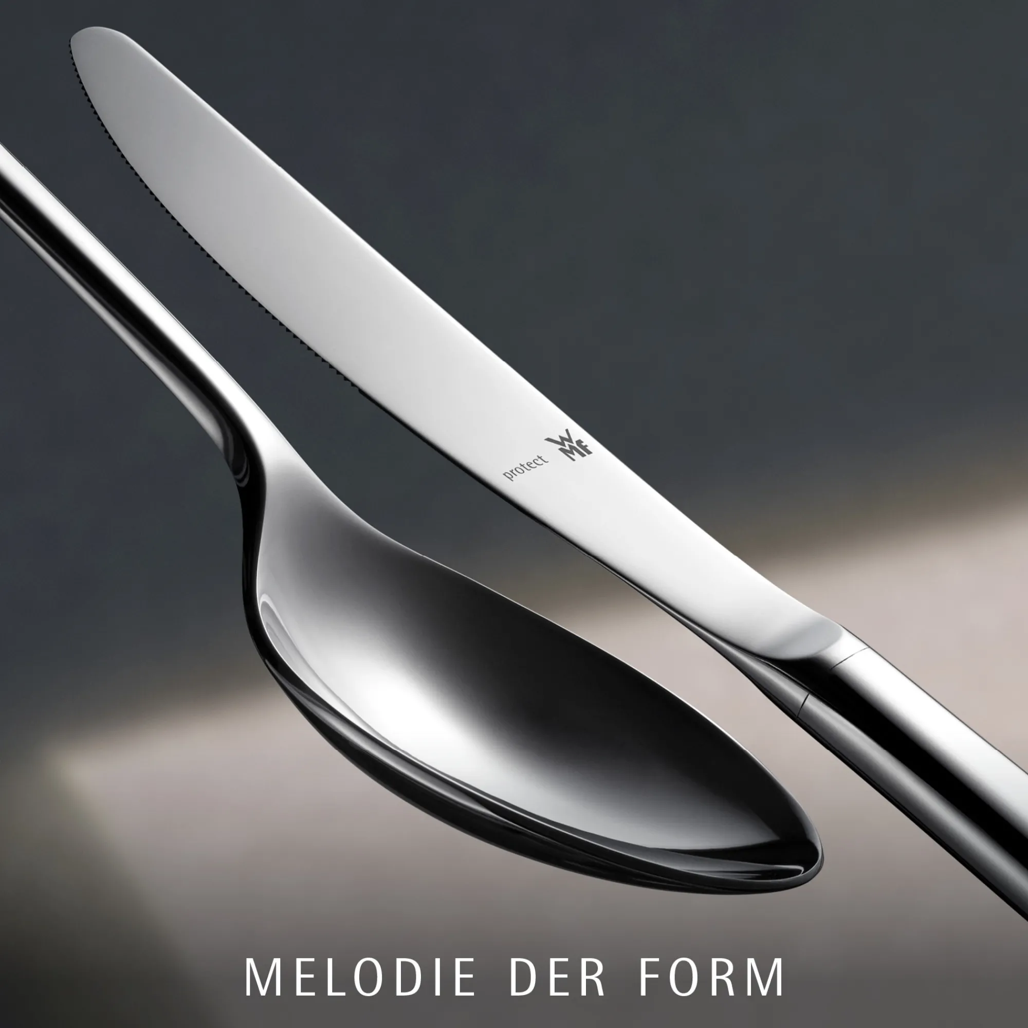 WMF Sonic Besteck-Set, 30-teilig, Cromargan protect®| Besteck-Sets