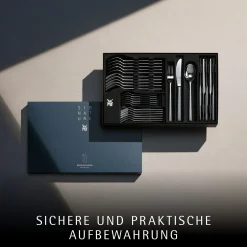 WMF Sonic Besteck-Set, 30-teilig, Cromargan protect®| Besteck-Sets
