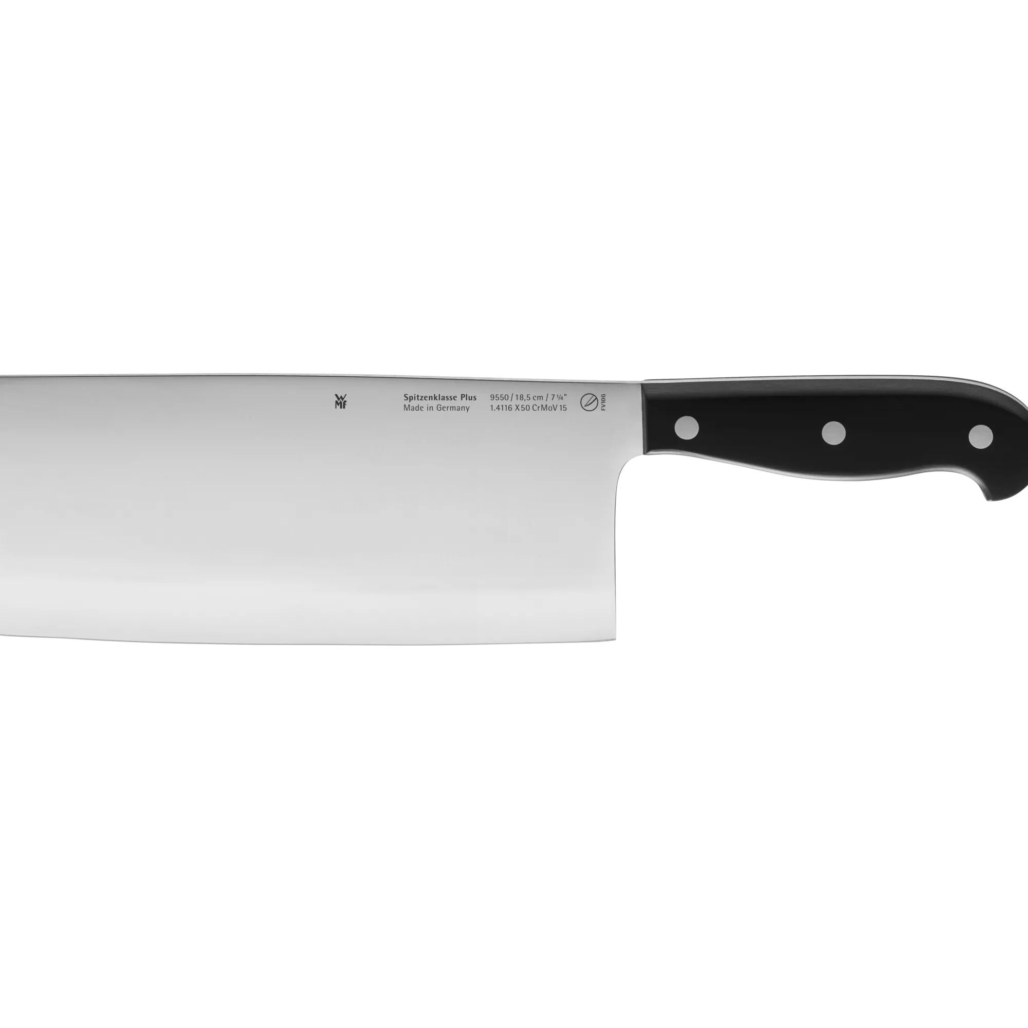 WMF Spitzenklasse Plus Chinesisches Kochmesser 18,5 cm| Hackmesser|Kochmesser
