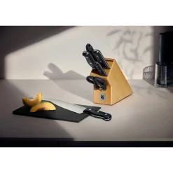 WMF Spitzenklasse Plus Messer-Vorteils-Set* mit FlexTec Messerblock für die asiatische Küche, 6-teilig| Messerblöcke|Messersets