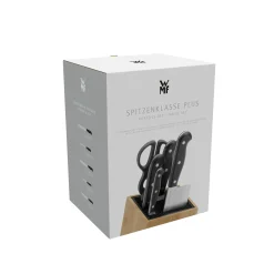 WMF Spitzenklasse Plus Messer-Vorteils-Set* mit FlexTec Messerblock für die asiatische Küche, 6-teilig| Messerblöcke|Messersets